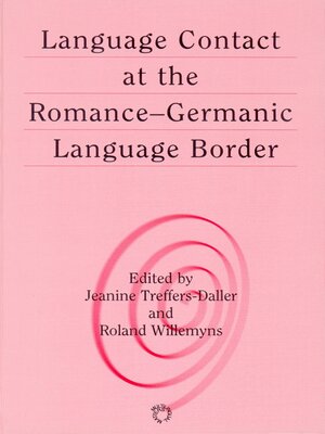 cover image of Language Contact at the Romance-Germanic Language Border